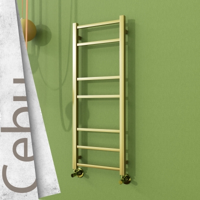 Radiva - CEBU Paslanmaz Çelik Havlupan 400x1050 Satine Altın