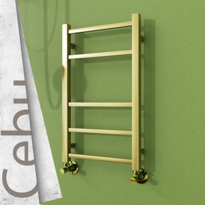 Radiva - CEBU Paslanmaz Çelik Havlupan 400x705 Satine Altın (1)