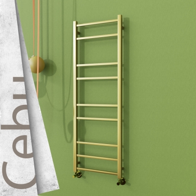 Radiva - CEBU Paslanmaz Çelik Havlupan 500x1395 Satine Altın