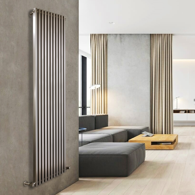 COLORADO Paslanmaz Çelik Radyatör 1800x510 Satin Polisaj - 2COL18000510P1SS