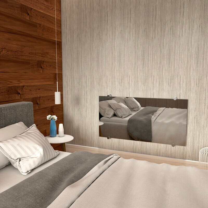 Crystal Elektrikli Cam Radyatör 1010x1030 Ayna 1000 Watt - 2CRY10101030A1PED100