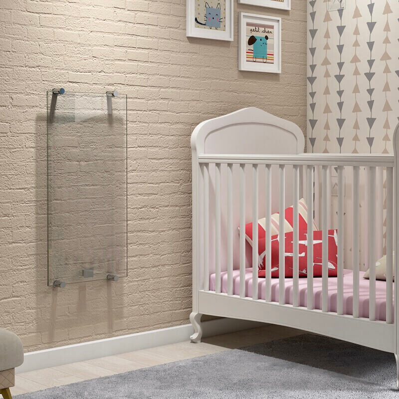 Crystal Elektrikli Cam Radyatör 760x1030 Şeffaf 750 Watt - 2CRY07601030B0PED075