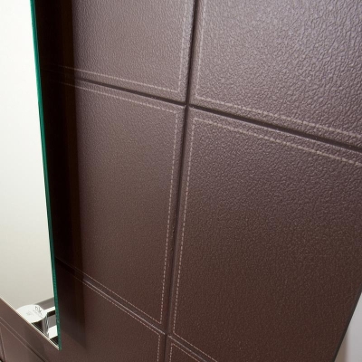 PORCELANOSA - Porcelanosa Duvar Karosu Cuero Twıin Marron 37.7 x 37.7 cm