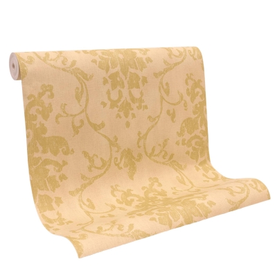 DUVAR KAĞIDI - Duvar Kağıdı Yeşil Damask Desen D-DEPT Sorbonne - Vinil 