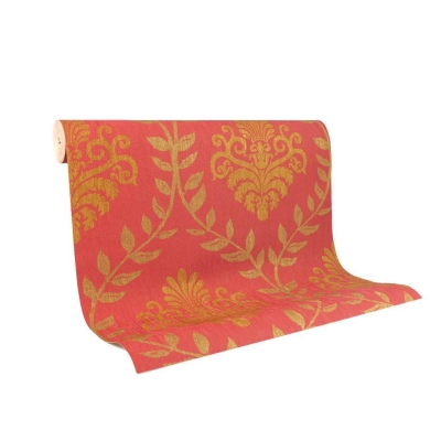 DUVAR KAĞIDI - Duvar Kağıdı Altın Parlak Damask Desen Dash Design Verslno - Vinil 