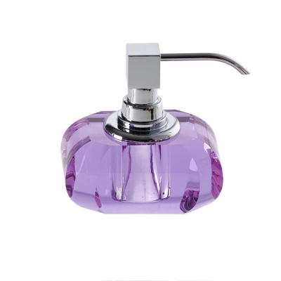 DECOR WALTHER - Decor Walther Sıvı Sabunluk Violet Kristal KRSSPCRV