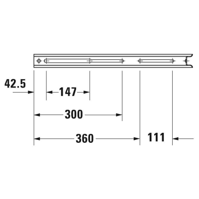 DURAVİT - Duravit Bide Laması Asma Klozet Ve Bide İçin (1)