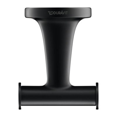 DURAVİT - Duravit Bornoz / Havlu Askısı  İkili Starck T Mat Siyah 099304600