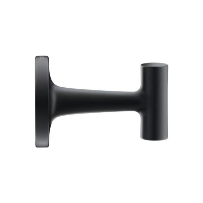 DURAVİT - Duravit Bornoz Havlu Askısı Tekli Starck T Mat Siyah 099294600 - 1