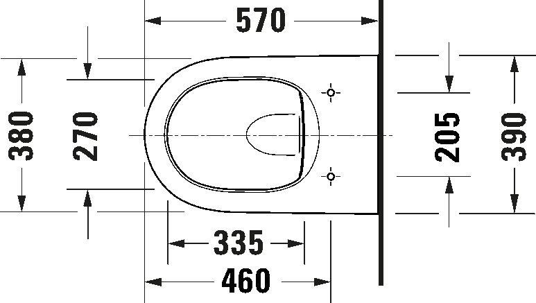 Duravit Klozet Asma+Amortisörlü Kapak Qatego Beyaz 2556090000 + 0026890000 - 20DRV2556090000-TAKIM
