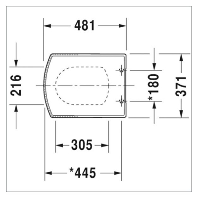 Duravit  Klozet Kapağı Caro Softclose Alpin Beyaz 065690095 - Thumbnail 20DRV0065690095