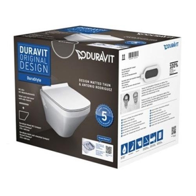 Duravit Klozet Özel Kutulu Durastyle Asma  Kapak Dahil 45363900A1 - Thumbnail 20DRV45383920A1