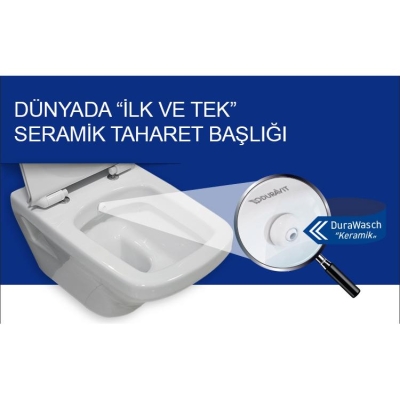 Duravit Klozet Özel Kutulu Durastyle Asma  Kapak Dahil 45363900A1 - Thumbnail 20DRV45383920A1