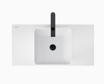DURAVİT - Duravit Lavabo Sıvıda Kare Çanak 40x40 cm Mat Beyaz 2660000132 (1)