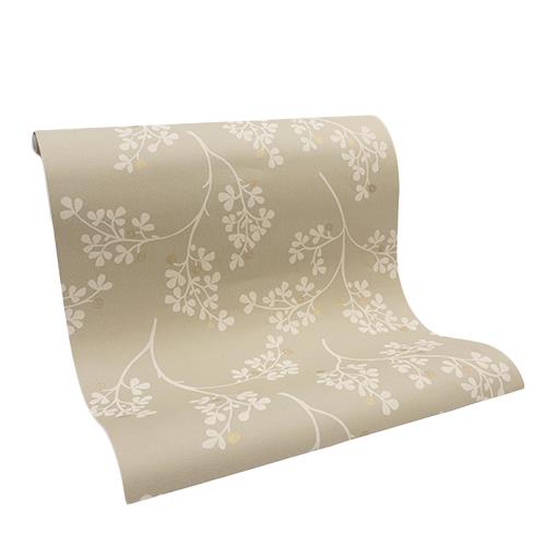 Duvar Kağıdı Desenli Thibauth Waterlily Yeşil & Bej - 10THI839T1107