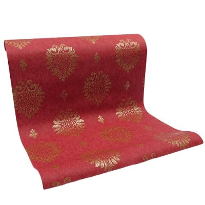 DUVAR KAĞIDI - Duvar Kağıdı Klasik & Damask Thibauth Resource Bordo