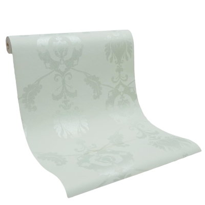 DUVAR KAĞIDI - Duvar Kağıdı Nil Yeşili Damask Desenli D-Dept Rive Gauche - Vinly