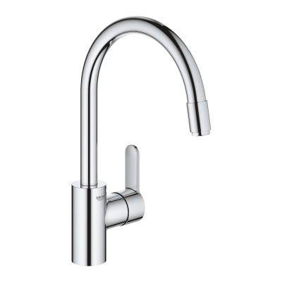 GROHE - Grohe Eviye Bataryası Spiralli Tek Akış Eurostyle Krom - 31126004 - 32