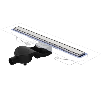 EVİMETAL - Evi Metal Duş Kanalı ProdiLine 50 lik Çıkışlı 60 cm Paslanmaz Çelik - 5