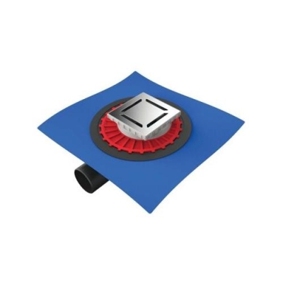 EVİMETAL - Evi Metal Duş Yalıtımlı Yer Süzgeci 10 x10 Nova 050 Kare