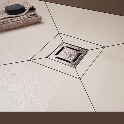 EVİMETAL - Evi Metal Duş Yalıtımlı Yer Süzgeci 10 x10 Nova 050 Kare