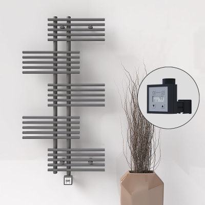 Radiva - FIJI Elektrikli Havlupan 650x1250 Antrasit (KTX3 Termostat) 600W (1)