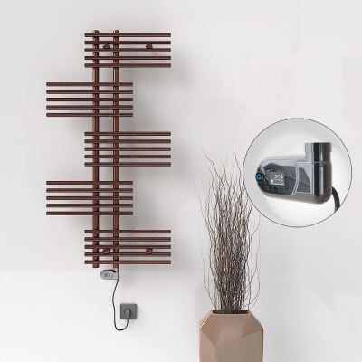 Radiva - FIJI Elektrikli Havlupan 650x1250 Bakır Eskitme (Thesis Termostat) 300W