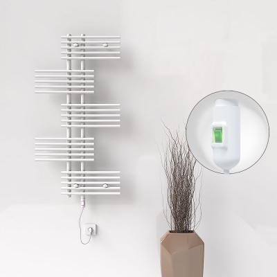 Radiva - FIJI Elektrikli Havlupan 650x1250 Beyaz (On/Off Düğmeli) 600W