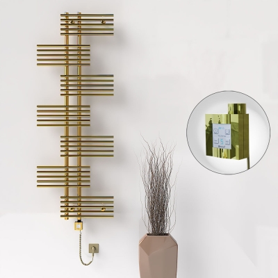 Radiva - FIJI Elektrikli Havlupan 650x1762 Altın (KTX4 Termostat) 600W Spiral Kablolu (1)