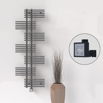 Radiva - FIJI Elektrikli Havlupan 650x1762 Antrasit (KTX3 Termostat) 1000W