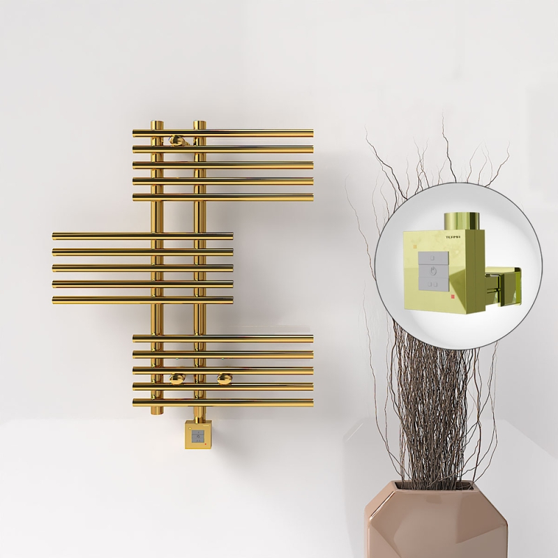 FIJI Elektrikli Havlupan 650x740 Altın (KTX1 Termostat) 200W - 1FIJ06500740K2PEB020