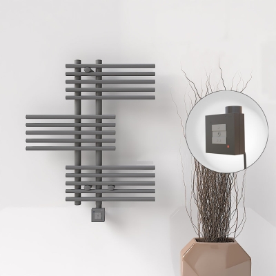 Radiva - FIJI Elektrikli Havlupan 650x740 Antrasit (KTX1 Termostat) 300W