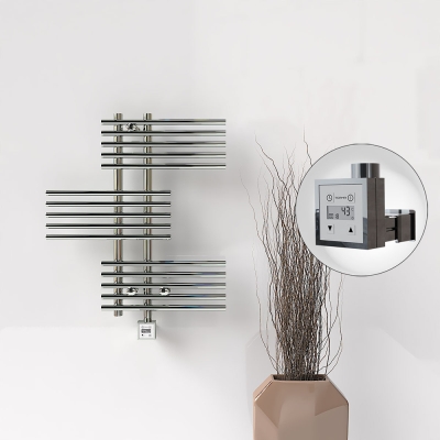 Radiva - FIJI Elektrikli Havlupan 650x740 Krom (KTX3 Termostat) 200W (1)