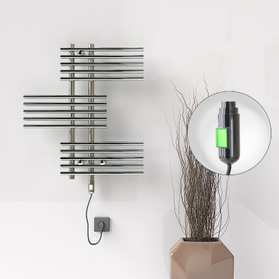 Radiva - FIJI Elektrikli Havlupan 650x740 Krom (On/Off Düğmeli) 200W (1)