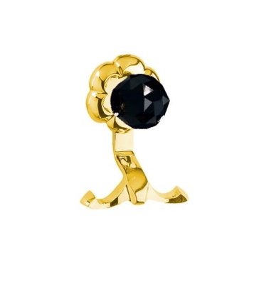 JORGER - Jörger Bornoz Askısı Florale Crystal Çiftli Altın/Siyah