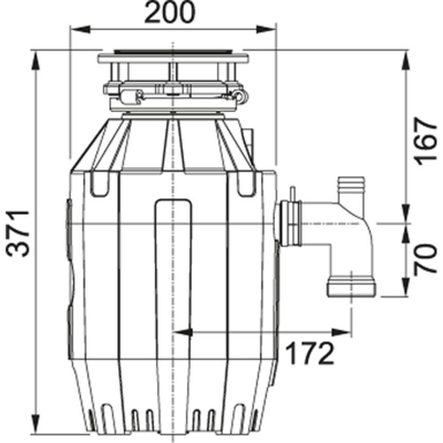 FRANKE - Franke Çöp Öğütücü TE-75 Turbo Elit 3/4 Hp (1)