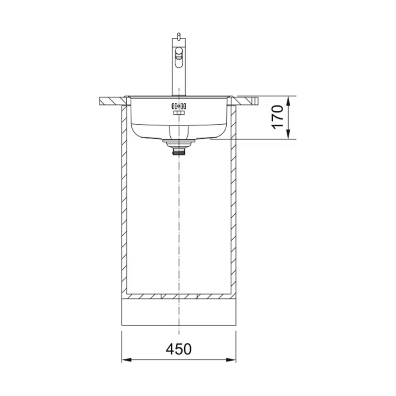  Franke Eviye Boccını Rox 610/110 Paslanmaz Çelik 101.0692.523 - 20FRN101.0692.523