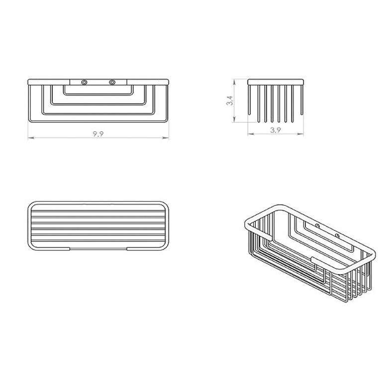 Gedy Duş İçi Malzemelik Krom 241913 - 20AKS241913
