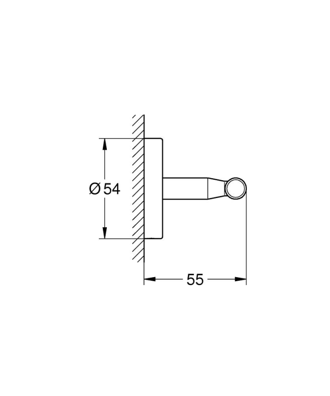 Grohe Baucosmopolitan Havlu/Bornoz Askılığı 40461001 - 10GRO40461001