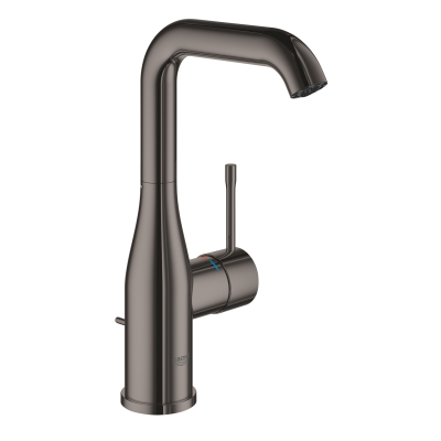 GROHE - Grohe Essence Tek Kumandalı Lavabo Bataryası 1/2'' L Hard Graphite - 24174A01
