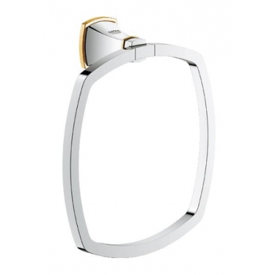GROHE - Grohe Halka Yuvarlak Havluluk Grandera Krom/Altın - 40630IG0 - 0