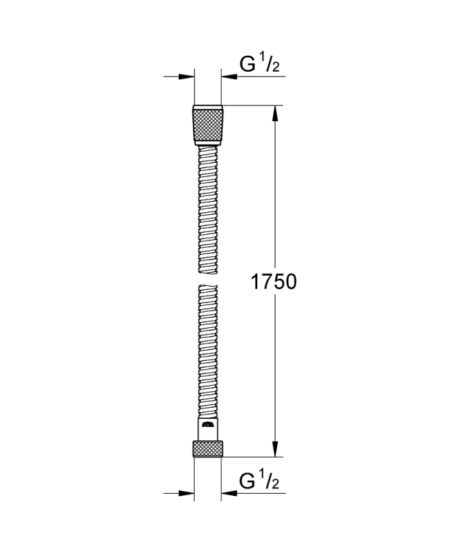 Grohe Relexaflex Metal Duş Hortumu 175 cm - 28139001 - 10GRO28139001