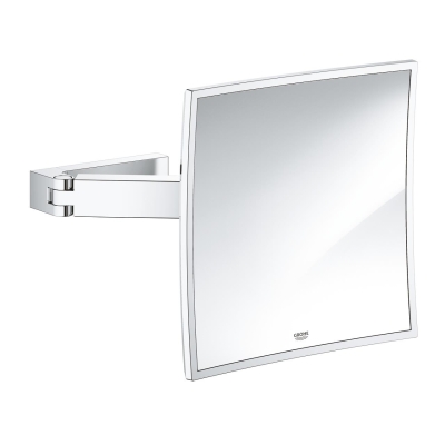 GROHE - Grohe Selection Cube Duvara Monte Makyaj Aynası Krom - 40808000 - 16
