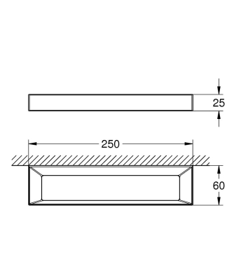 GROHE - Grohe Selection Cube Halka havluluk - 40766000