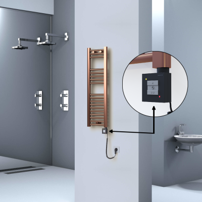  - HAITI Elektrikli Havlupan 300x1000 Düz Bakır Eskitme (KTX1 Termostat) 200W Spiral Kablolu (1)