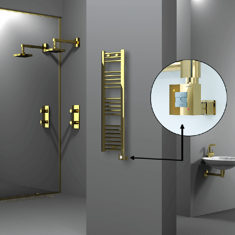 HAITI Elektrikli Havlupan 300x1100 Düz Altın (KTX1 Termostat) 200W - 1HAI03001100DK2PEB020