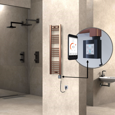  - HAITI Elektrikli Havlupan 300x1100 Düz Bakır Eskitme (KTX4 Termostat) 200W Spiral Kablolu (1)