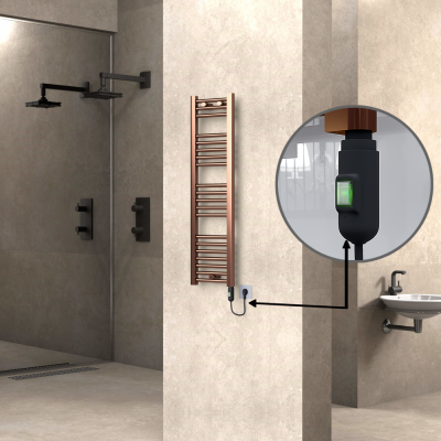  - HAITI Elektrikli Havlupan 300x1100 Düz Bakır Eskitme (On/Off Düğmeli) 200W (1)