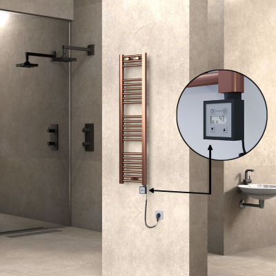  - HAITI Elektrikli Havlupan 300x1200 Düz Bakır Eskitme (KTX3 Termostat) 200W Spiral Kablolu (1)