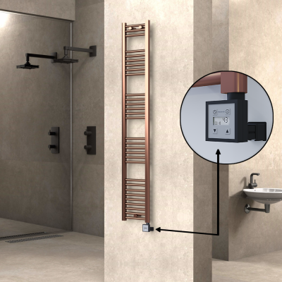  - HAITI Elektrikli Havlupan 300x1800 Düz Bakır Eskitme (KTX3 Termostat) 300W (1)